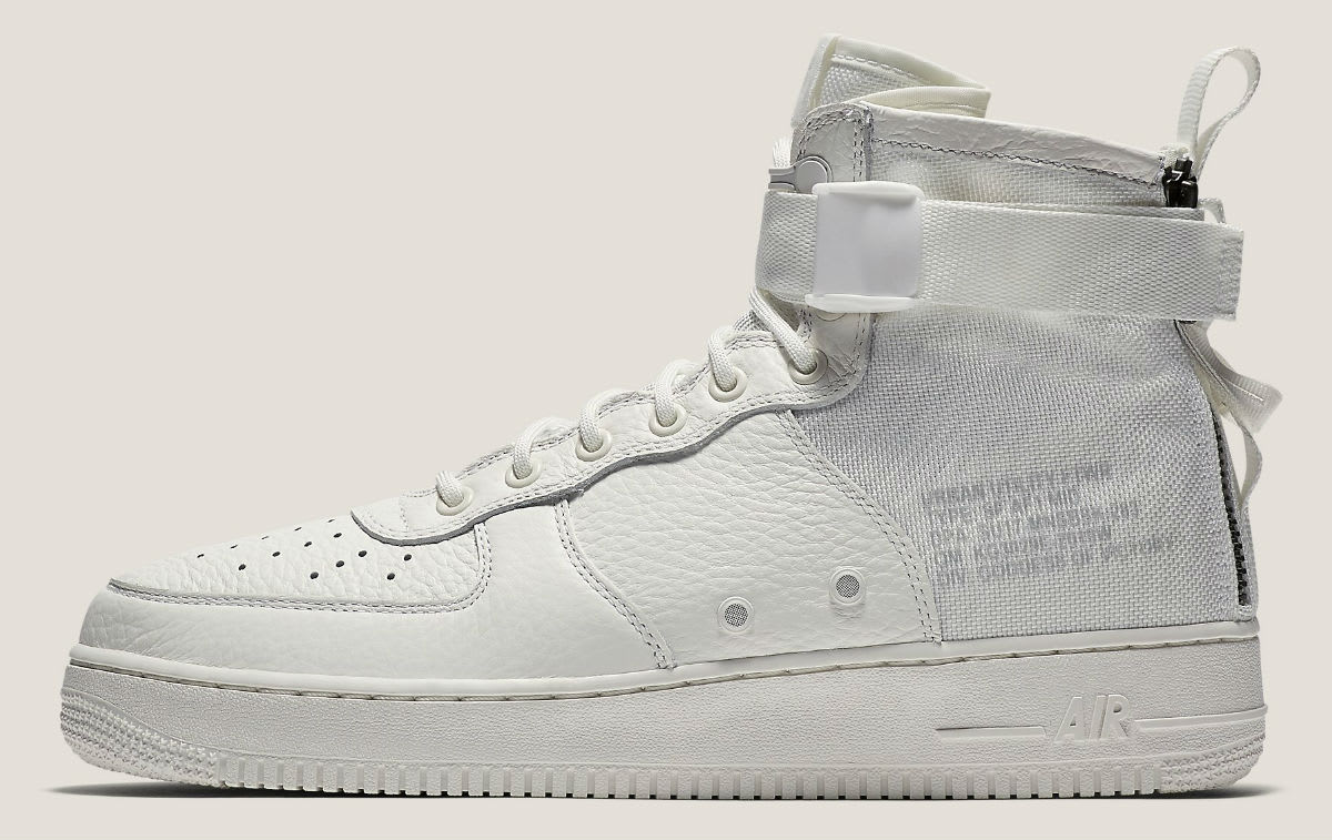 DTLR on X: Nike SF Air Force 1 Mid (Mid Ivory/Dark Red) is now