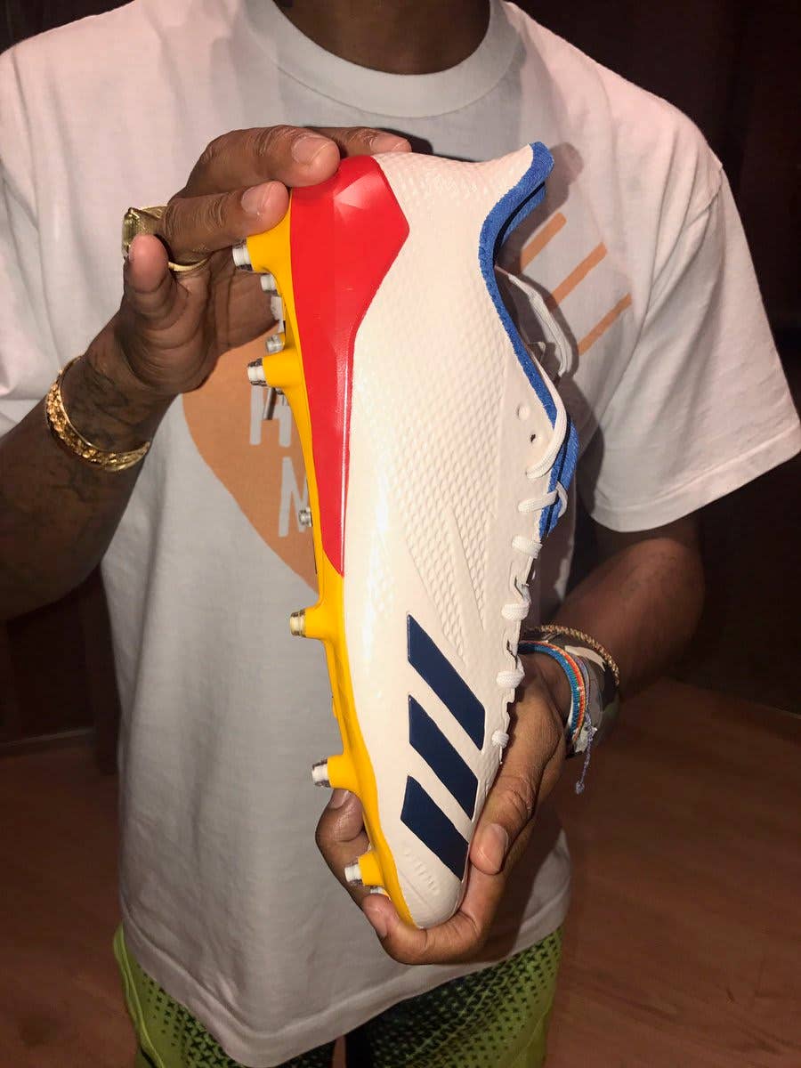 Pharrell's Adidas Cleats Promote Liberty and Justice