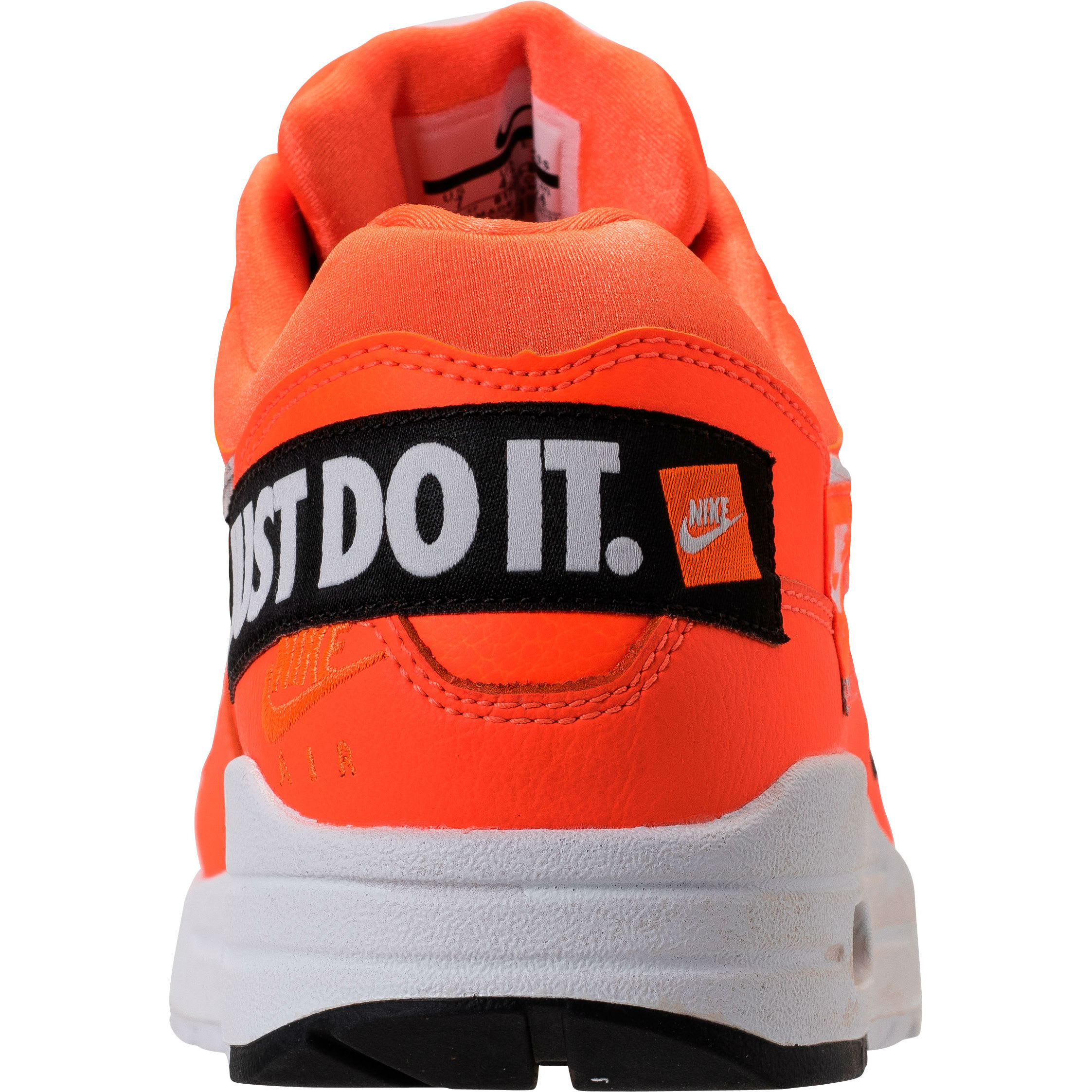 Nike Air Max 1 Just Do It Orange Release Date 917691-800 Heel