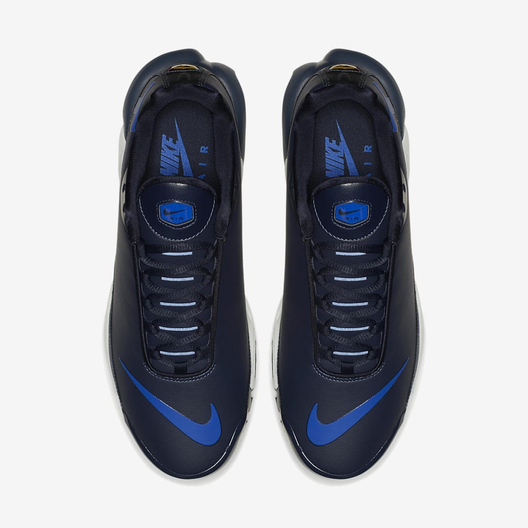 Nike Air Max Plus Leather Big Logo &#x27;Navy/Royal Blue&#x27; (Top)