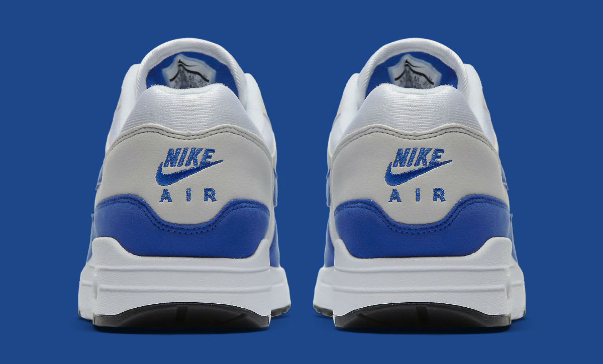 Nike Air Max 1 Anniversary Royal Release Date Heel 908375-101