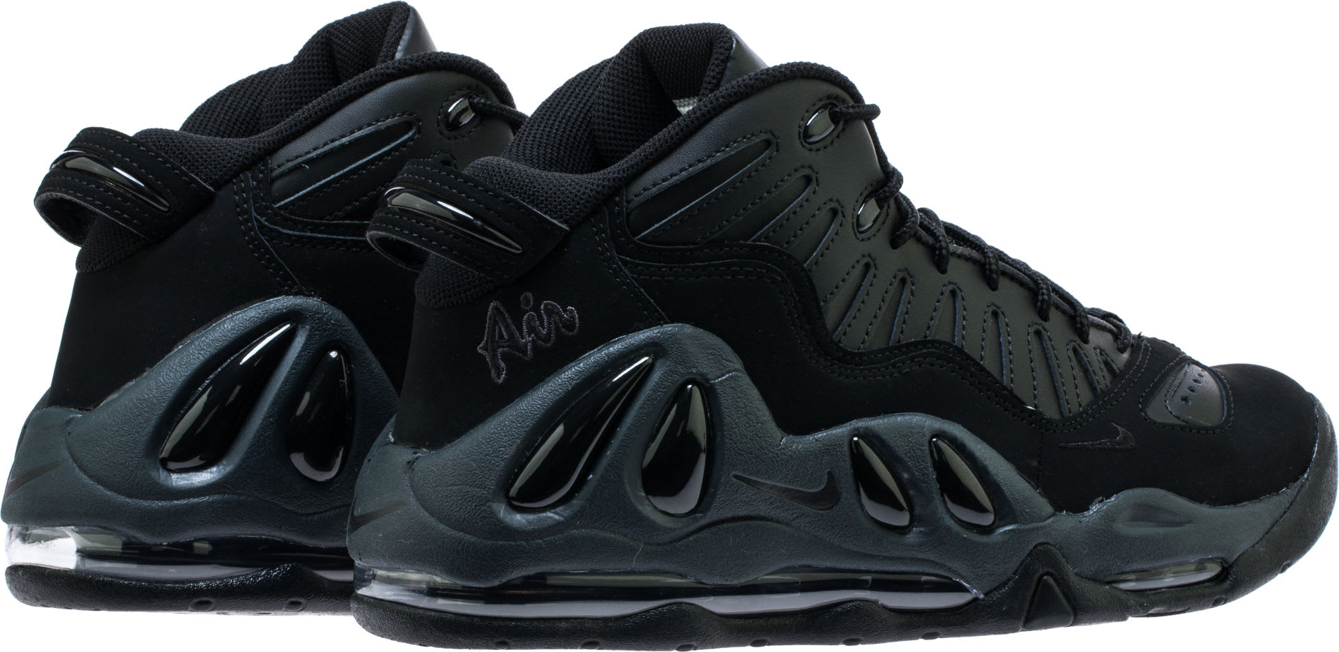 Nike Air Max Uptempo 97 &#x27;Triple Black&#x27; 399207-005 Heel