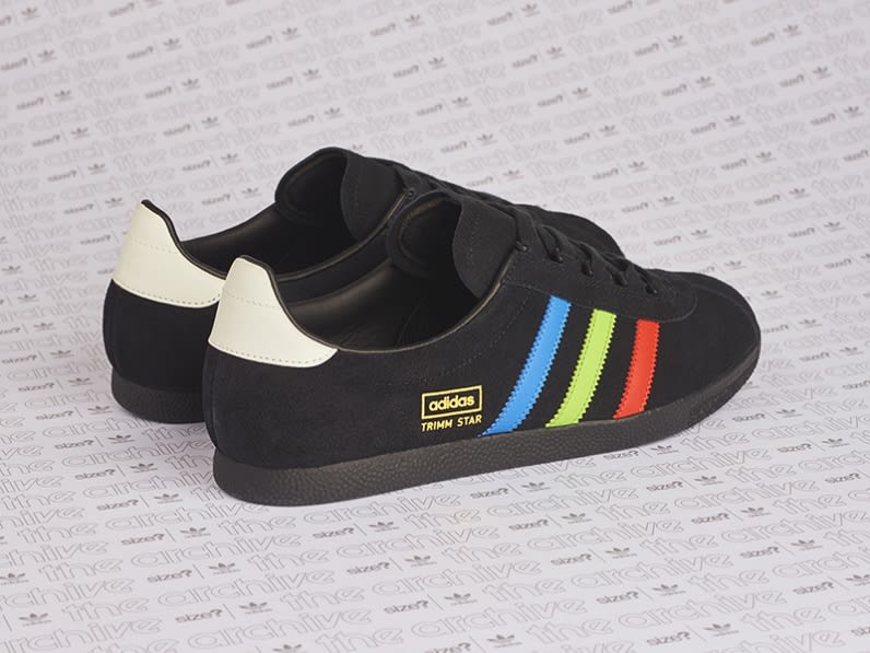Size? x Adidas Trimm Star VHS Release Date Heel