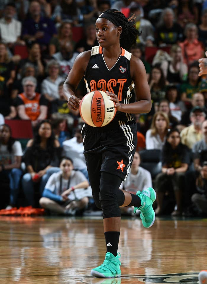 Sugar Rodgers Nike LeBron Soldier 11 WNBA All-Star PE