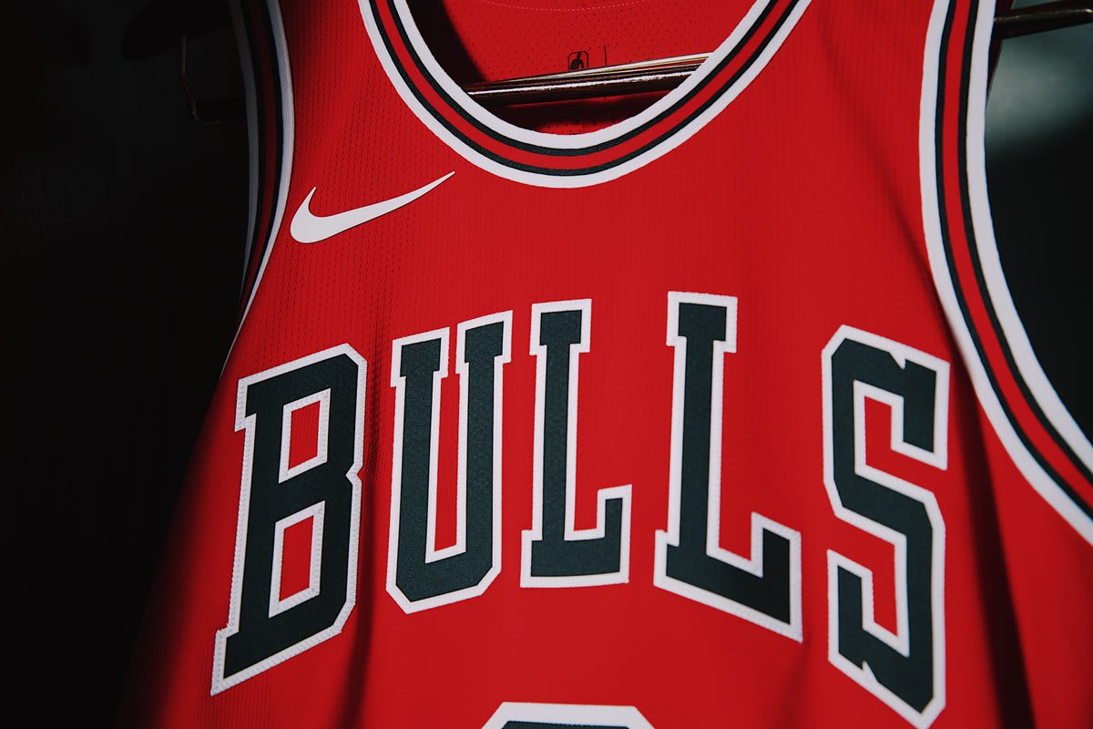 Chicago Bulls Nike Jersey Home Front