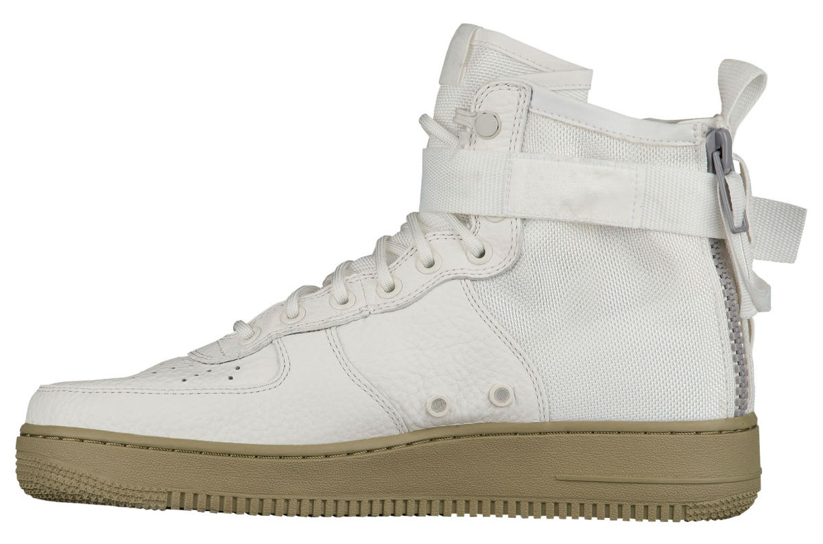 Nike SF Air Force 1 Mid Ivory Neutral Release Date Medial 917753-101