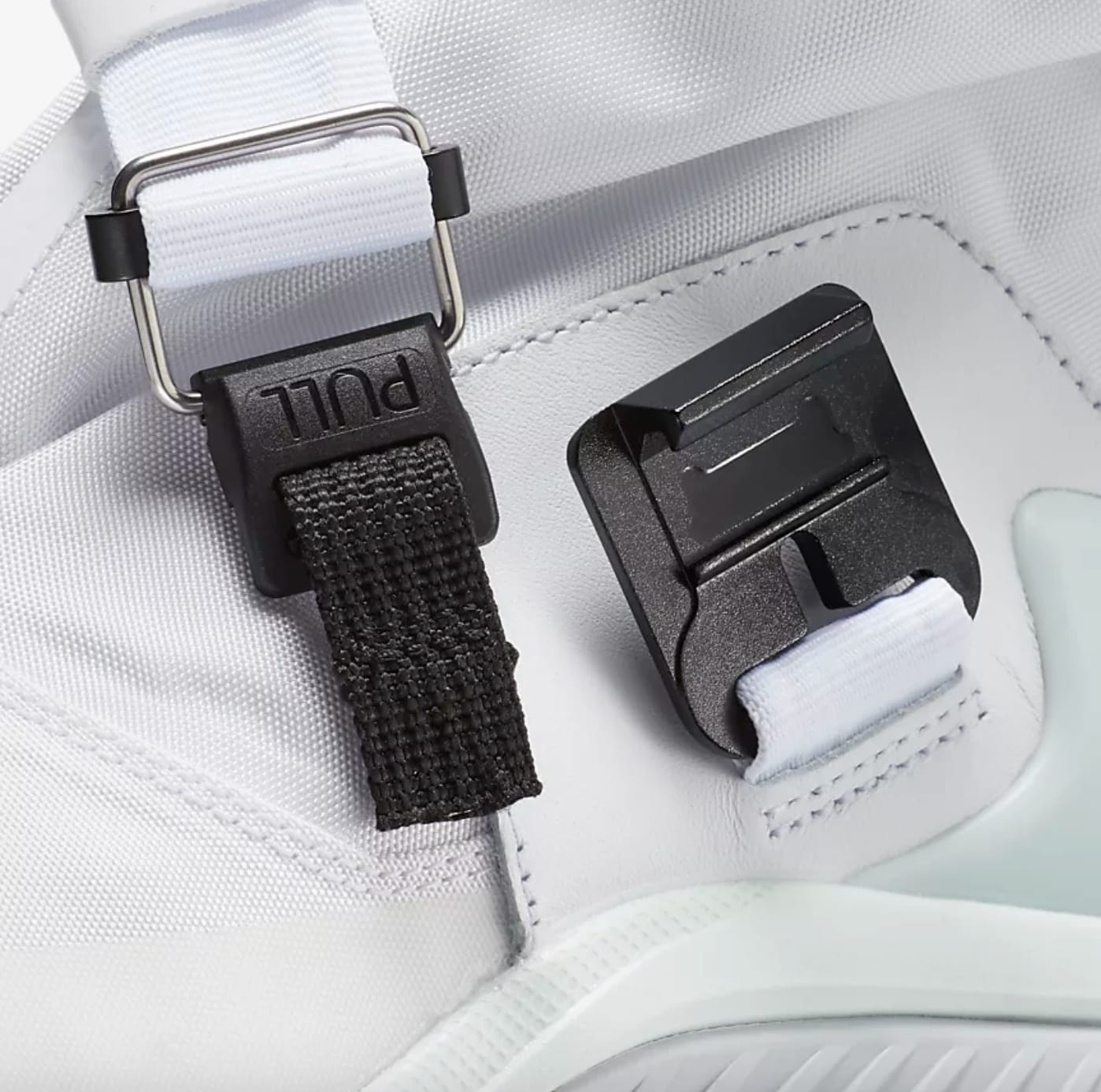Nike Gaiter Women&#x27;s Boot White/Black/Pure Platinum/Barely Green AA0528-100 (Detail 2)