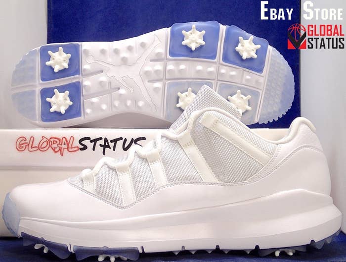 Air Jordan 11 Low White Golf Shoes Michael Jordan PE (1)