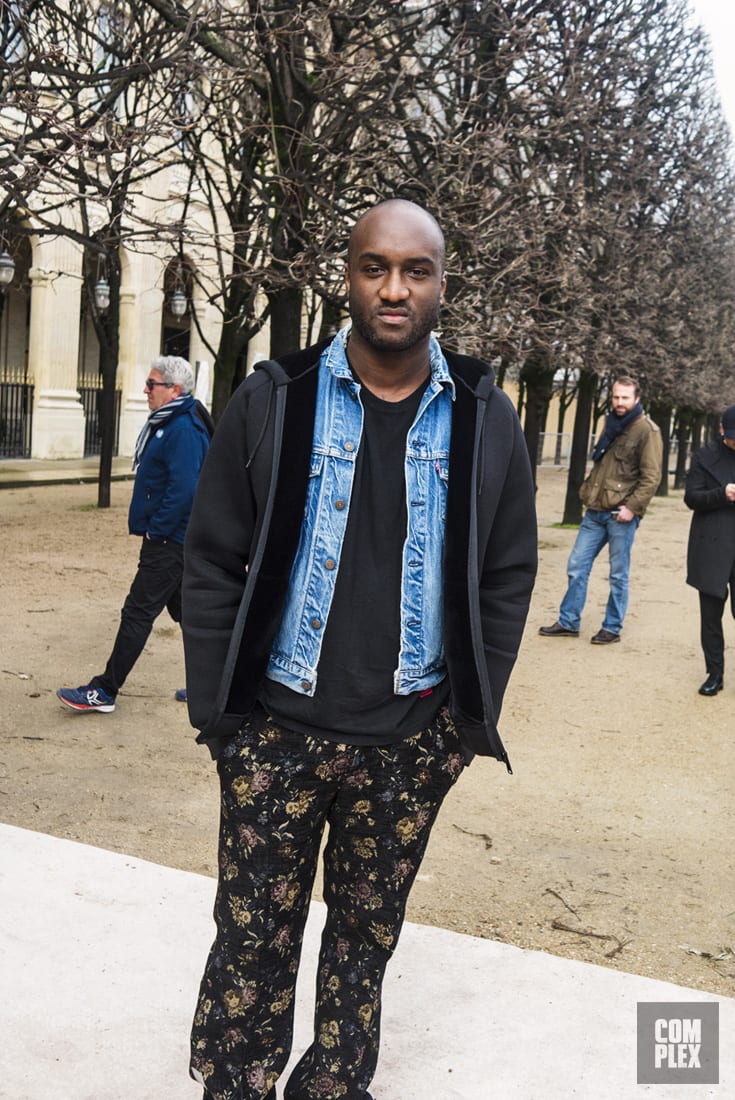 Virgil Abloh at Louis Vuitton Fall/Winter 2018 show