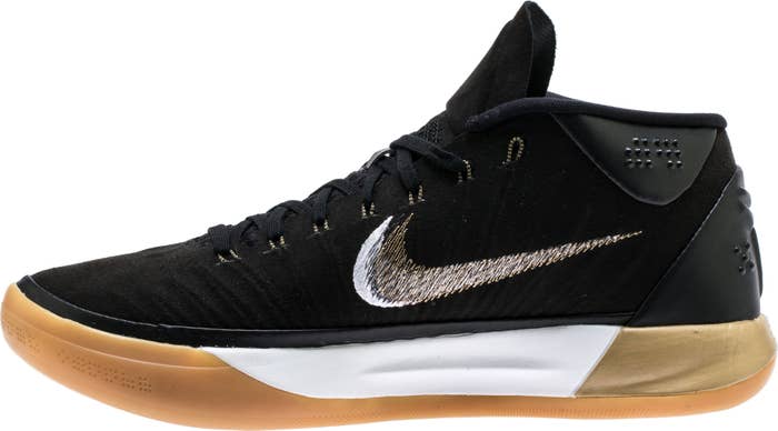 Nike Kobe A.D. Mid Black/Gold Release Date 922482-009 Medial