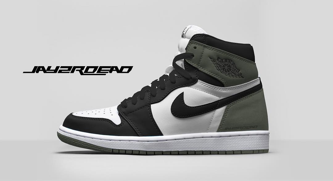 Aj 1 clay store green