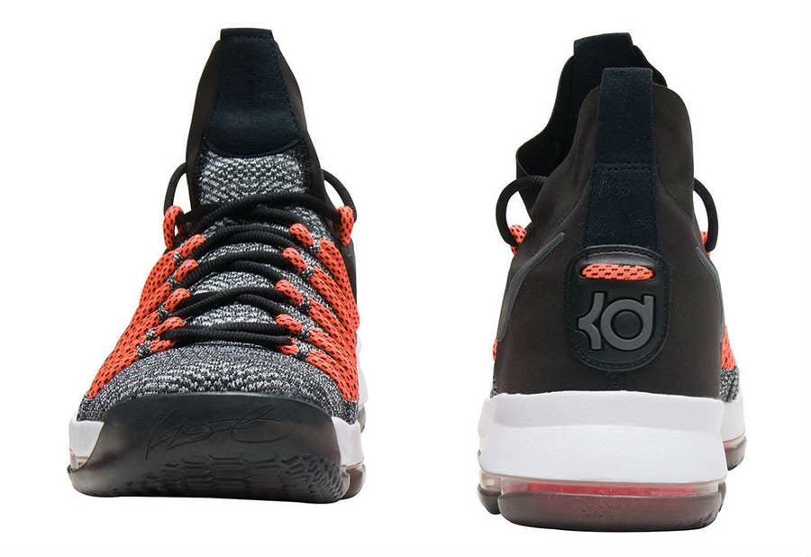 Kd 9 elite dark grey hyper orange top