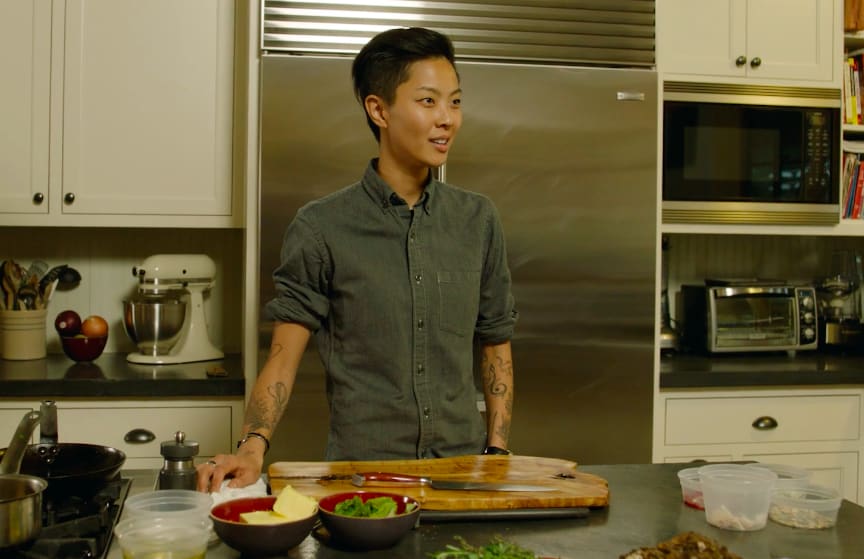 Chef Kristen Kish shares her eight must-have kitchen essentials