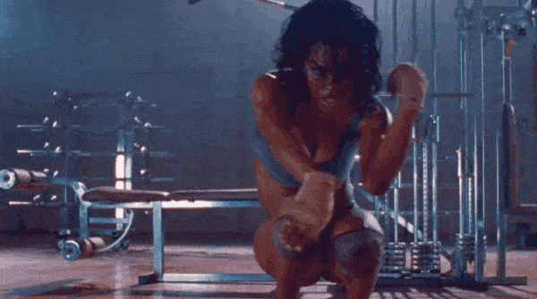 This is a GIF of Teyana Taylor.