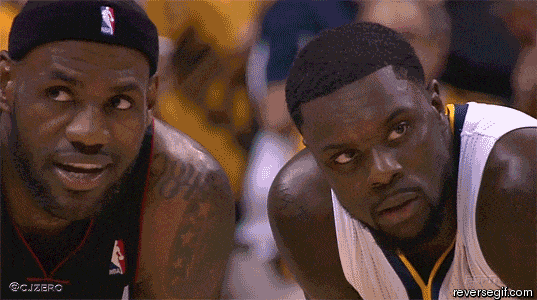 Lance Stephenson Blows in LeBron James's Ear, Video