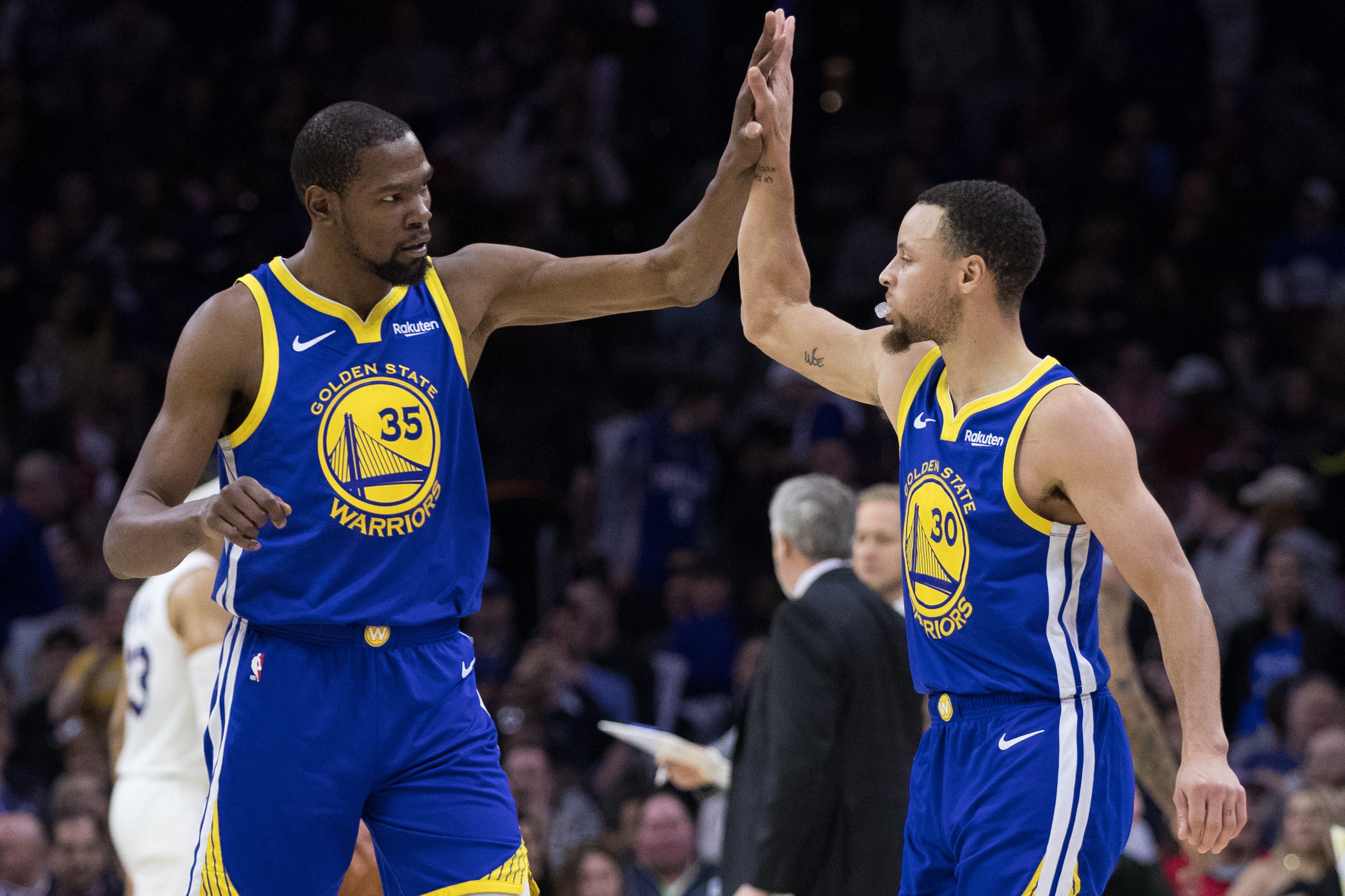 Stephen Curry on Kevin Durant's Warriors legacy, Nets' Big 3