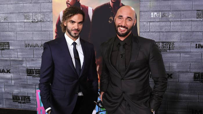 Adil El Arbi and Bilall Fallah attend the premiere of &quot;Bad Boys For Life.&quot;