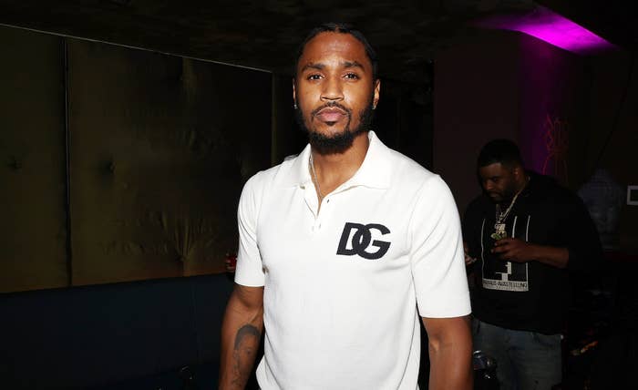 Trey Songz attends his virtual Special Valentine&#x27;s Day Concert in 2021