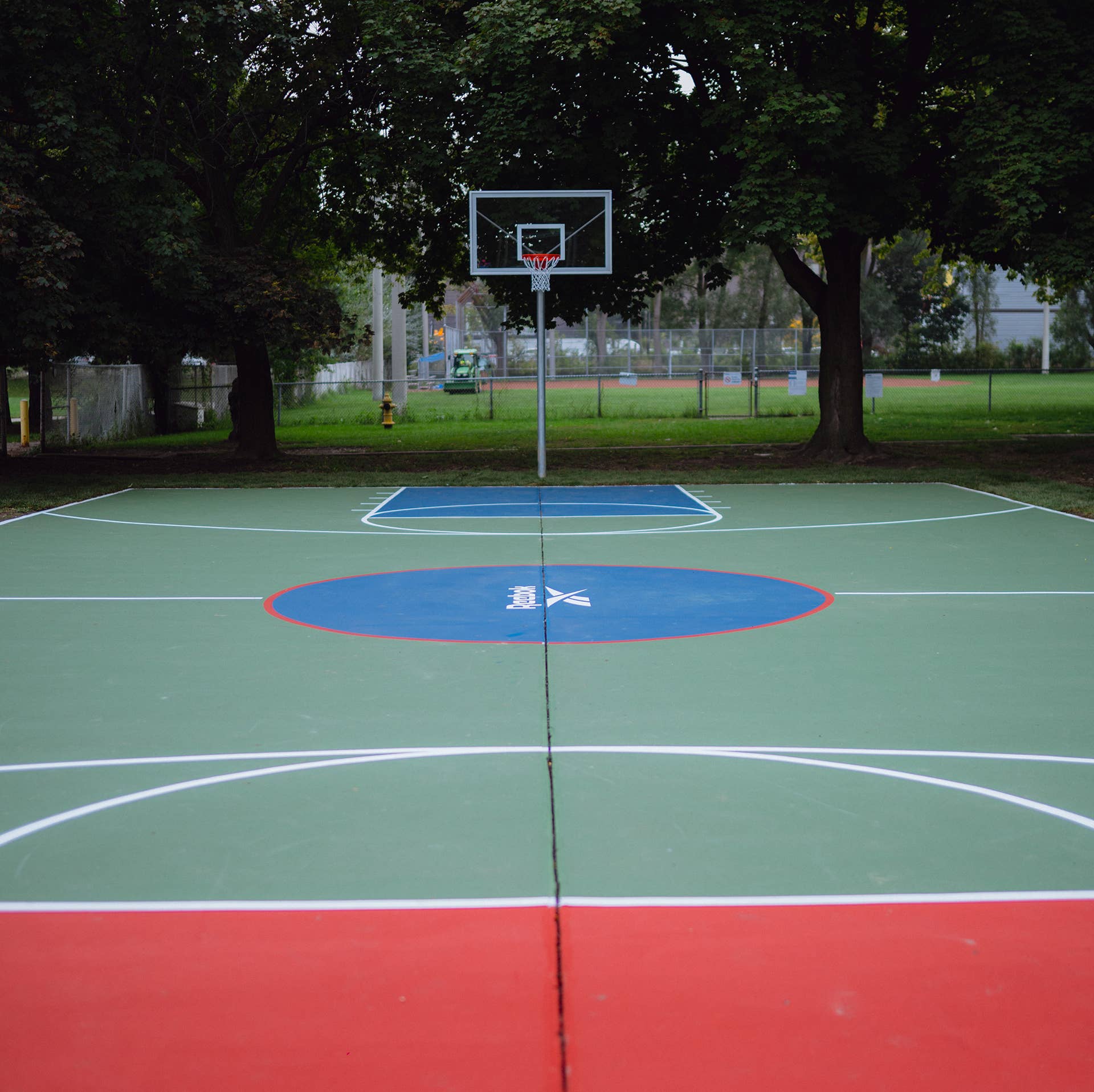 Reeboks new and improved McGregor Park basketball court.
