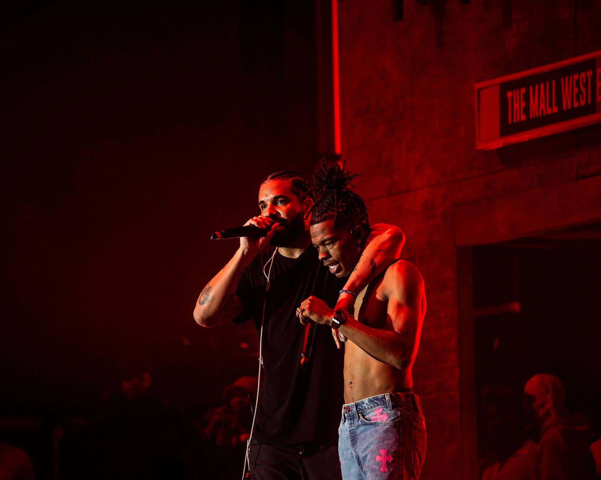 Drake and Lil Baby appear together at Montreal's Metro Metro festival