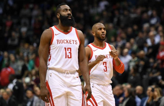 James Harden and Chris Paul.