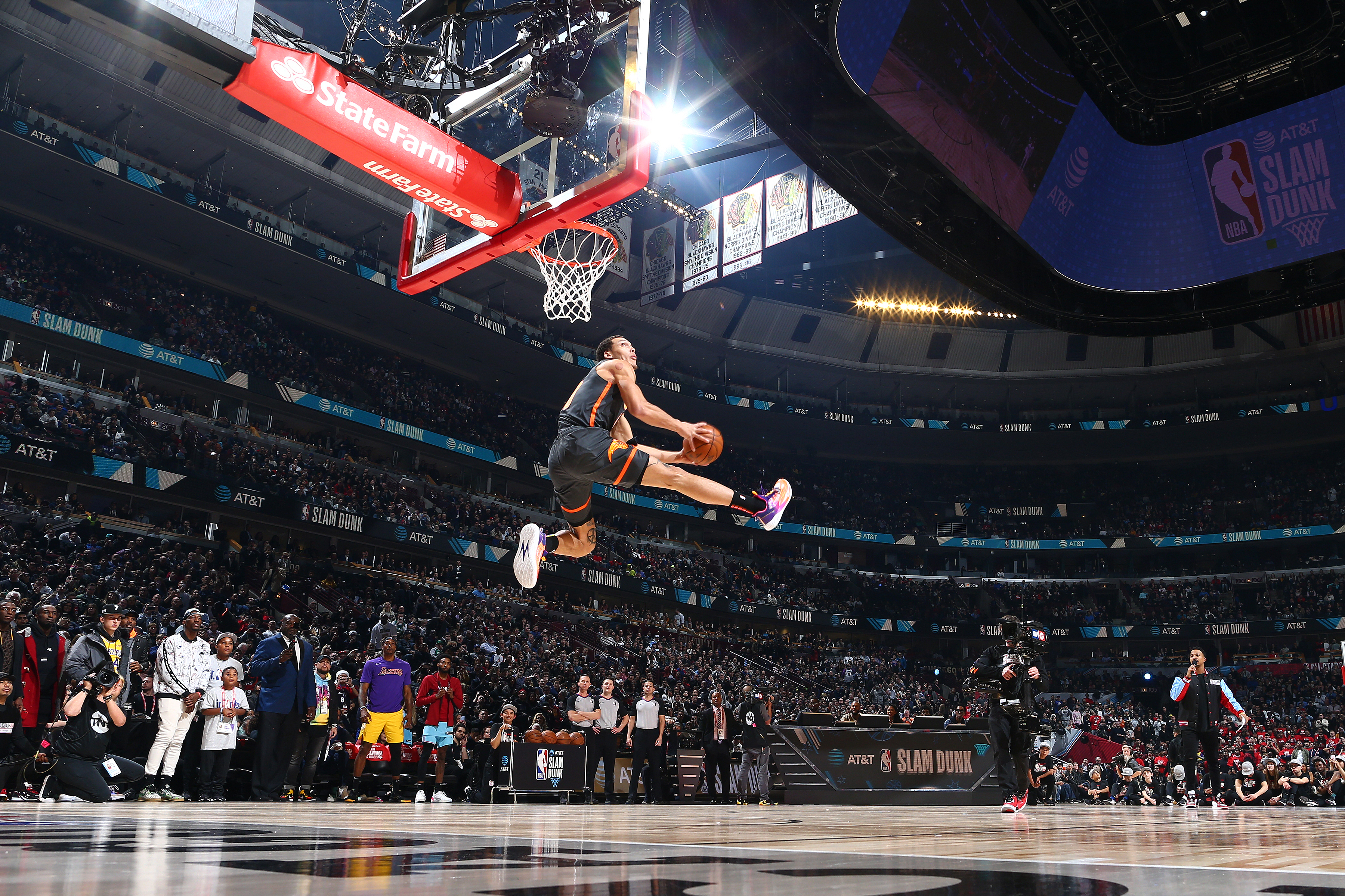 Aaron Gordon in the NBA All Star Weekend Dunk Contest