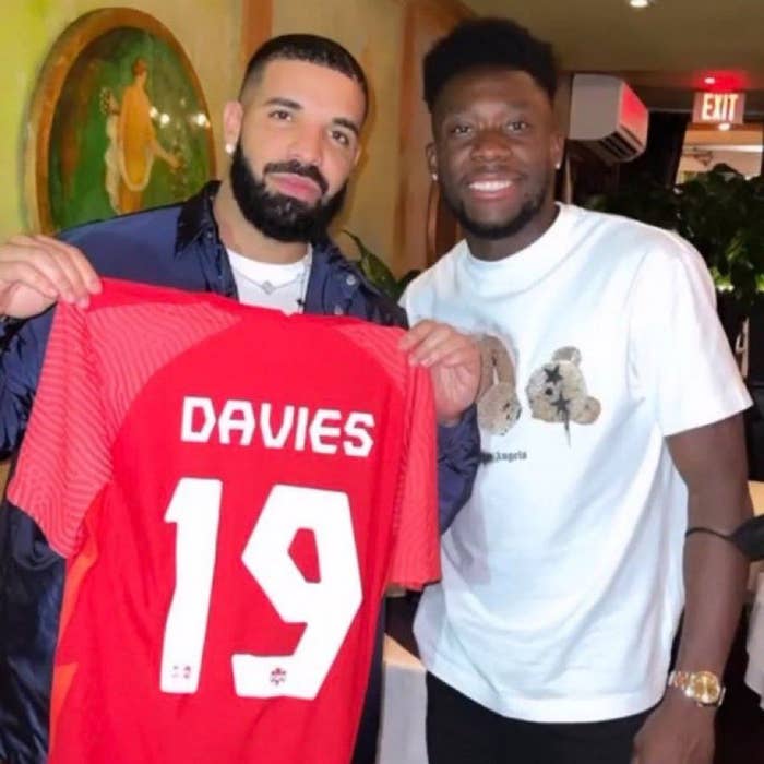 Drake and Alphonso Davies