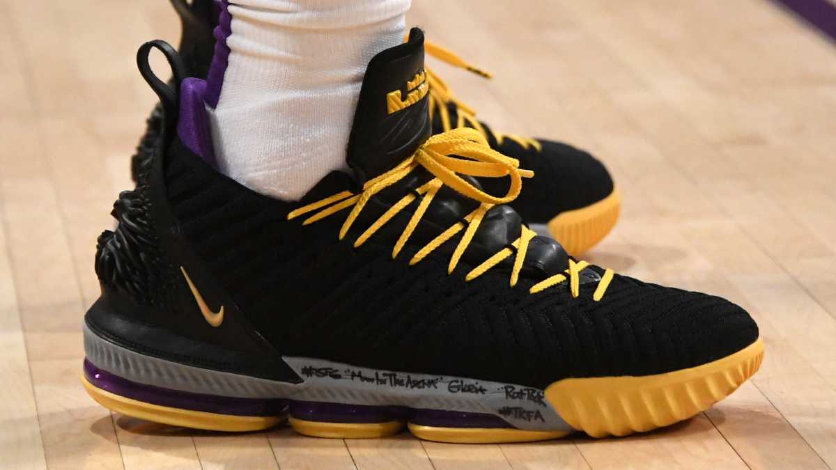 March 26, 2019 Nike LeBron 16 Lakers Away PE