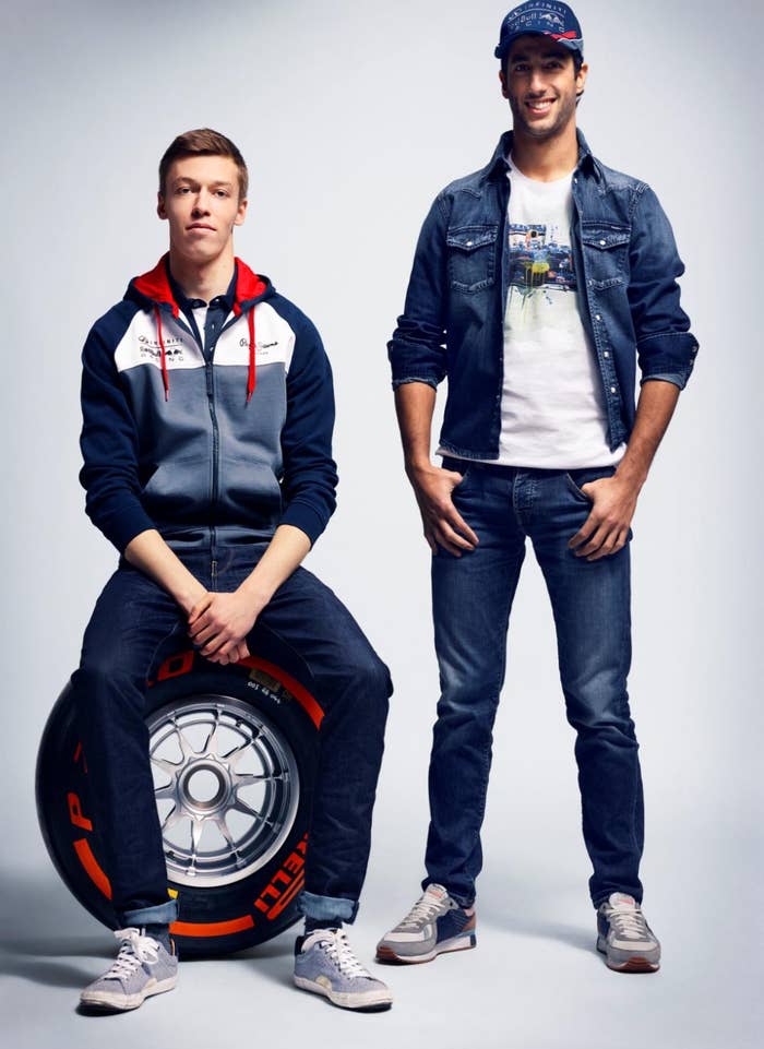 Daniel Ricciardo and Daniil Kvyat Image