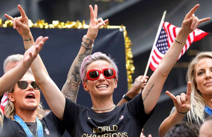 USWNT member and Golden Boot winner Megan Rapinoe