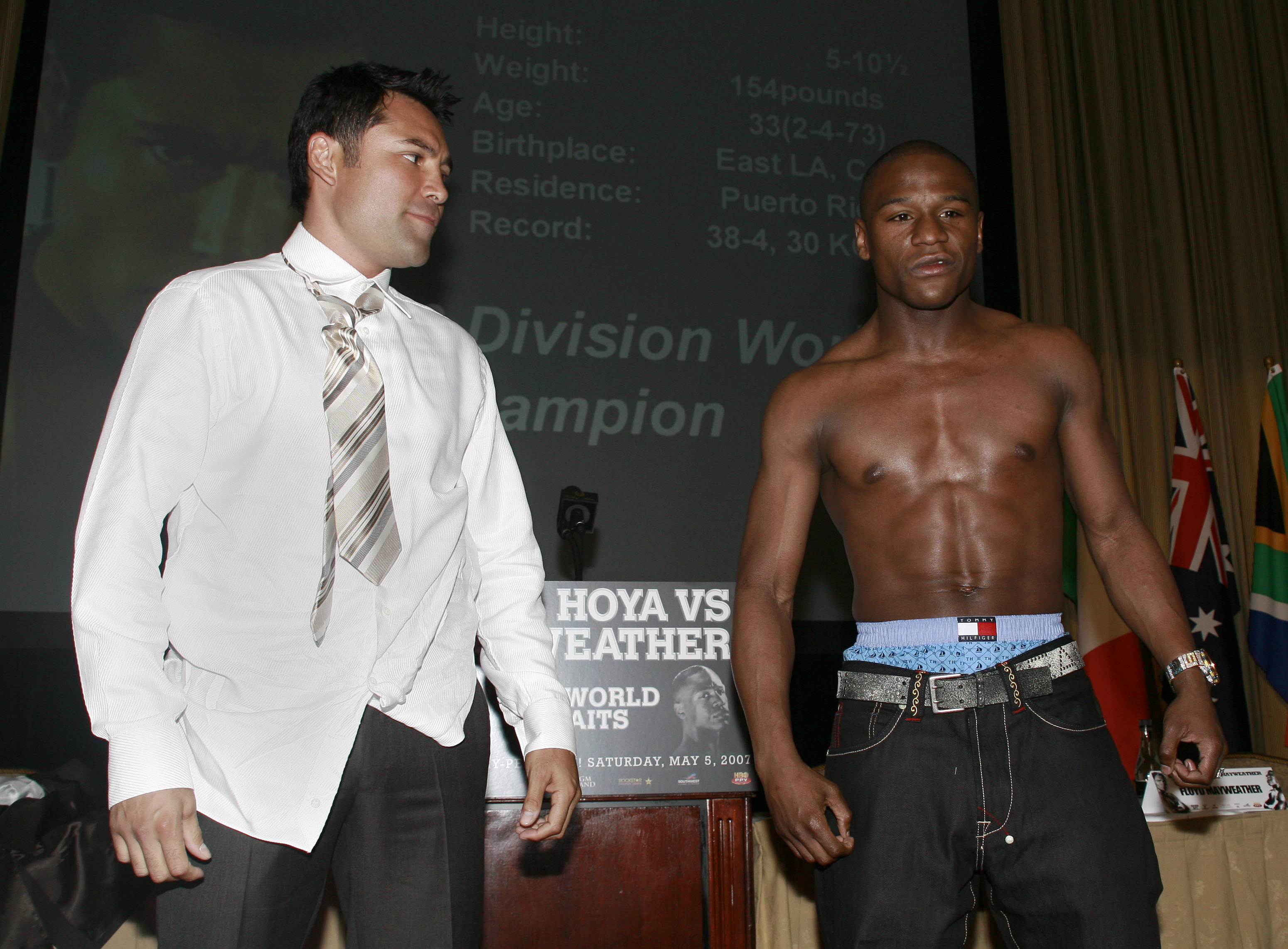 oscar de la hoya floyd mayweather