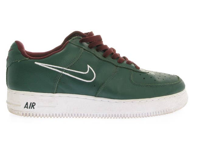 2004 Nike Air Force 2 Green and White Men’s Shoe Size 10 Vintage