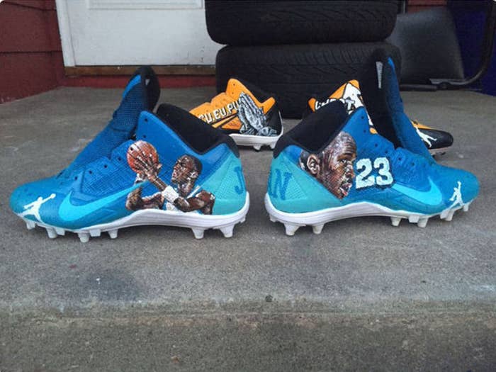michael jordan cleats football