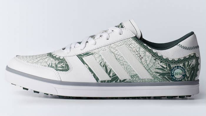 adidas adicross Gripmore 2 Big Check Money Golf Shoes Side