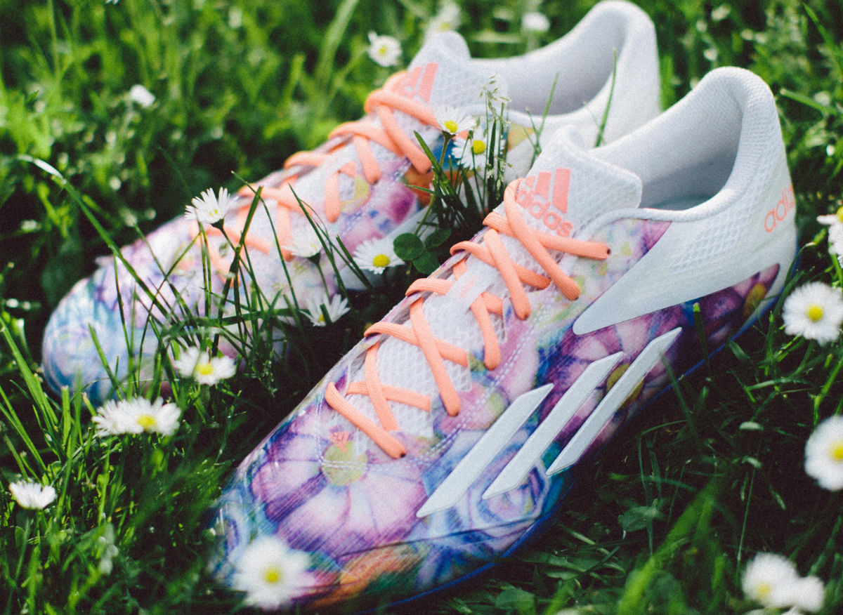 Adidas shop flower cleats