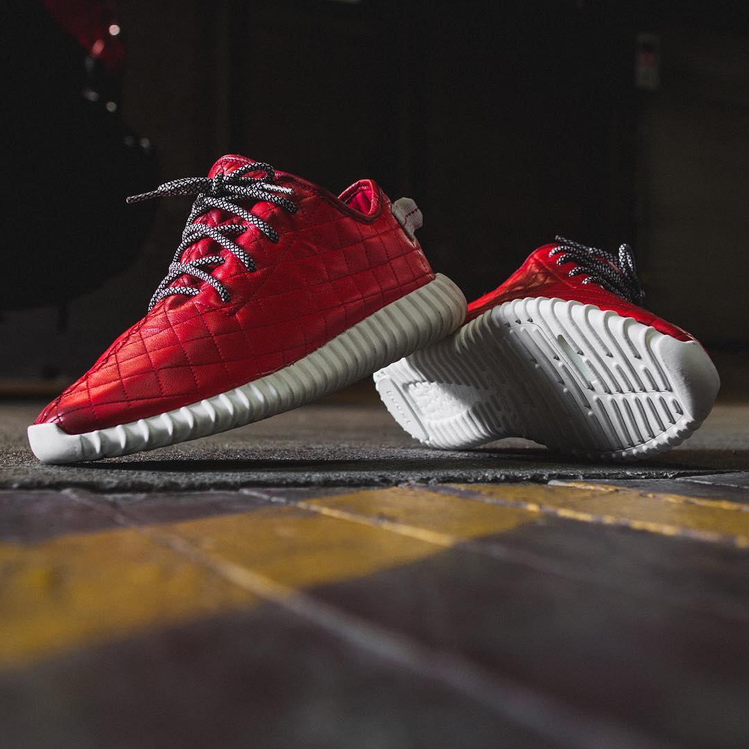 adidas Yeezy 350 Boost Quilted Leather Custom by The Shoe Surgeon