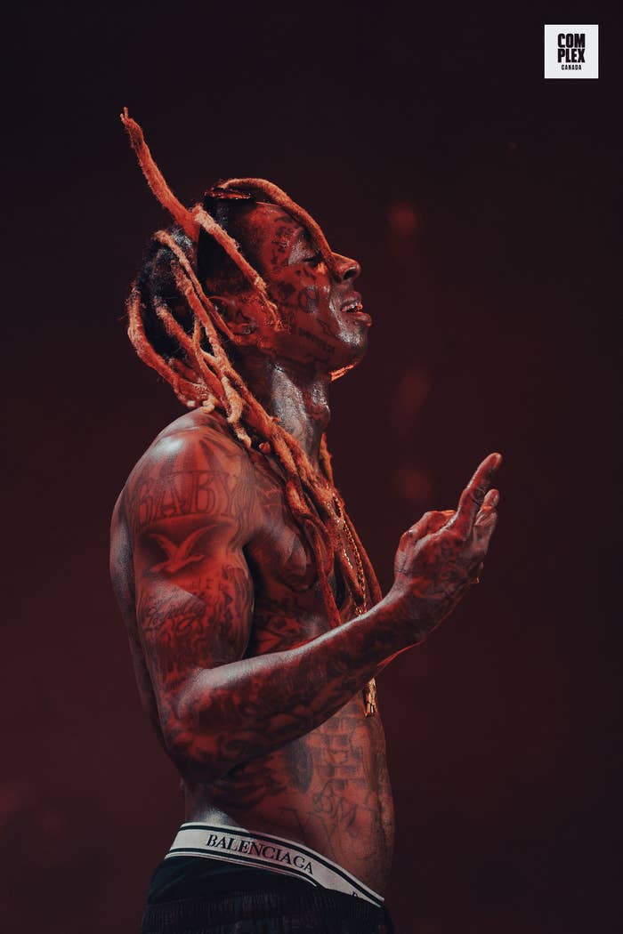 Lil Wayne performs at OVO Fest in Toronto