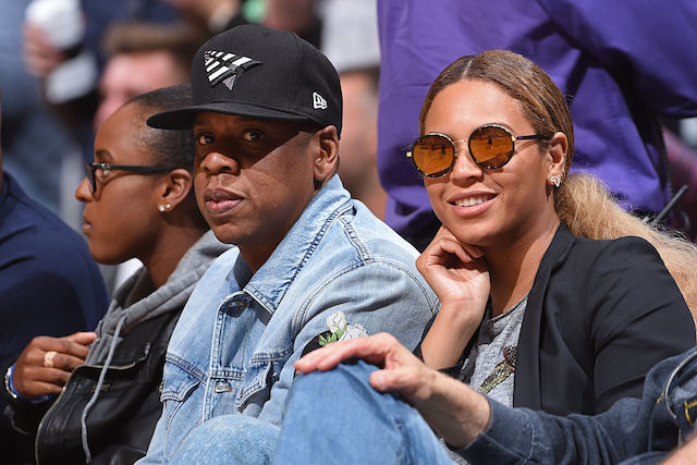 This is a picture of Beyonce and Jay Z.