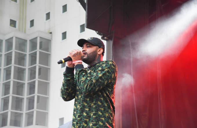 Joyner Lucas performs onstage in concert during 2017 A3C Festival