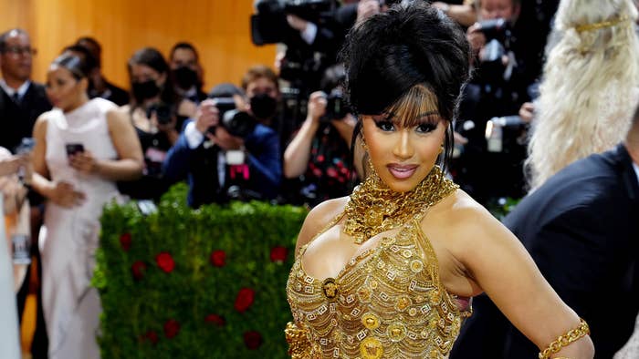 Cardi B attends The 2022 Met Gala Celebrating &quot;In America: An Anthology of Fashion&quot;