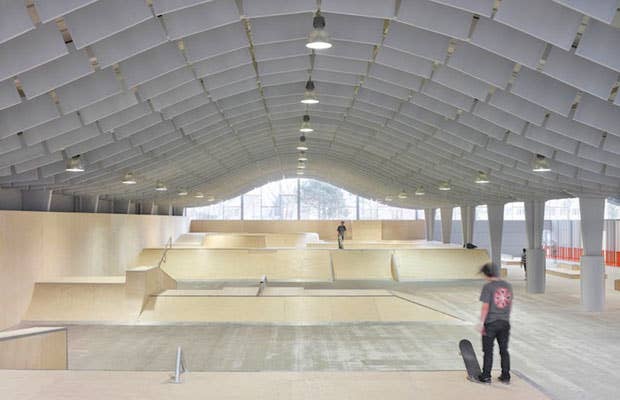 this building is craze the zap ados skatepark in france