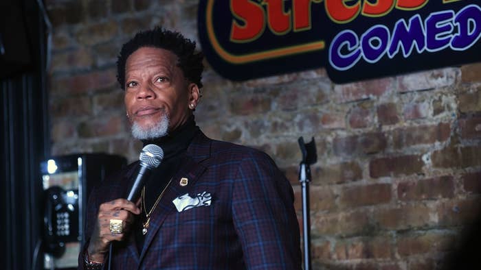 D.L. Hughley performs at The Stress Factory Comedy Club