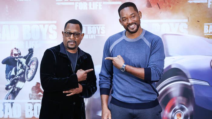 Martin Lawrence and Will Smith attend &#x27;Bad Boys For Life&#x27; photocall.