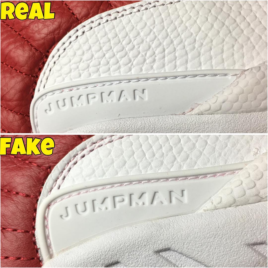 Air Jordan XII 12 Gym Red Alternate Real Fake Legit Check (3)