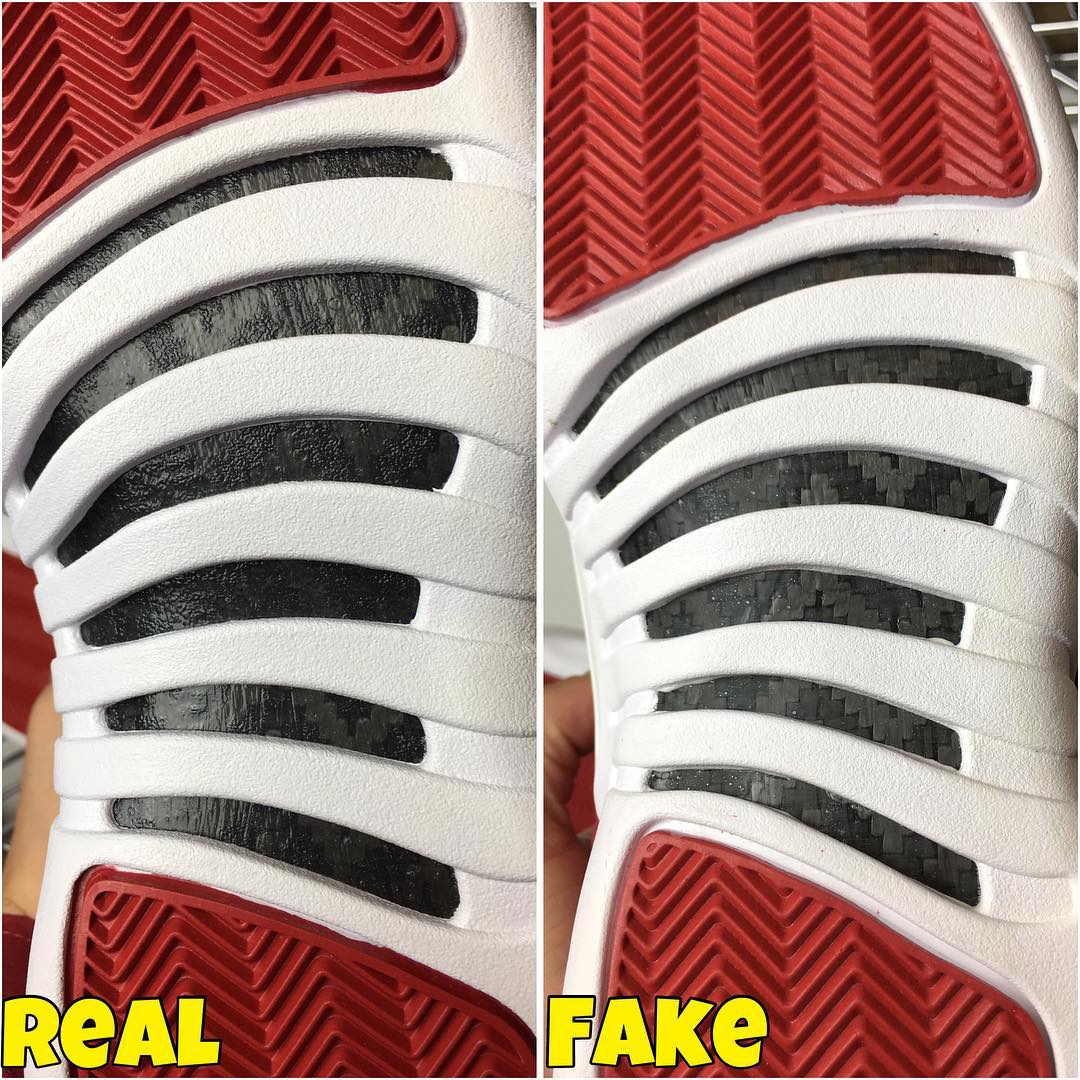 Air Jordan XII 12 Gym Red Alternate Real Fake Legit Check (7)
