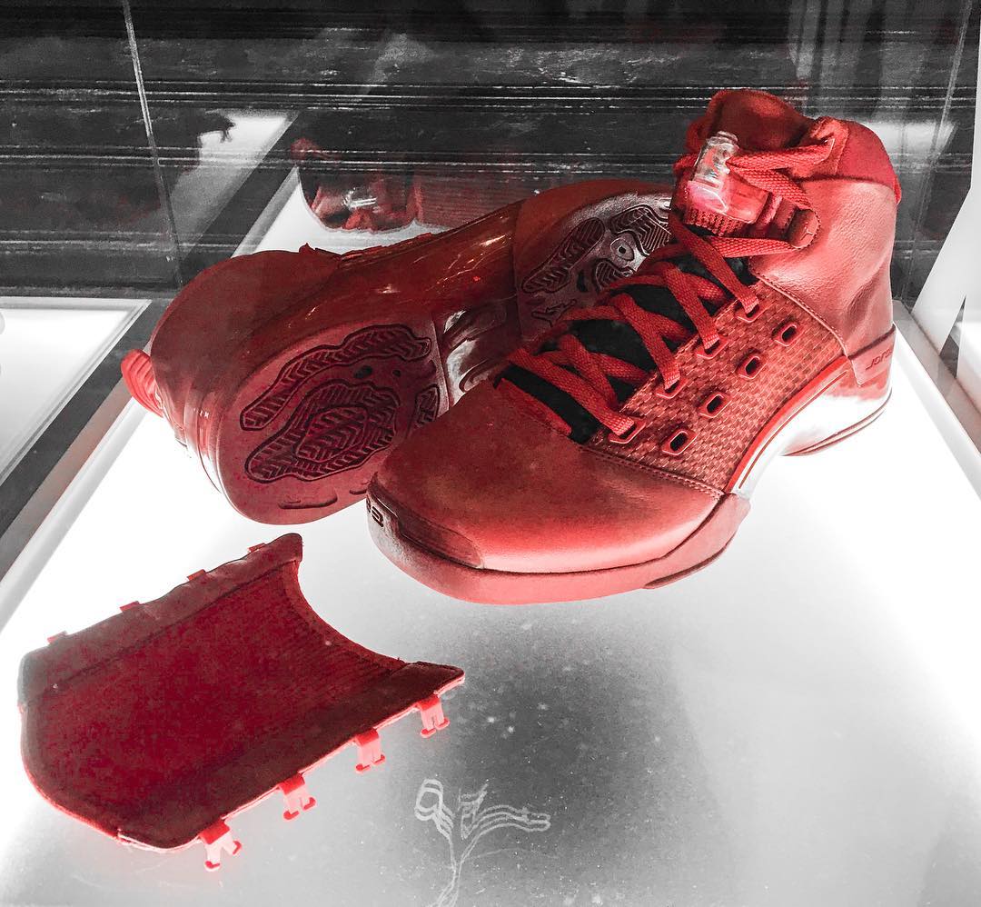 All Red Air Jordan 17