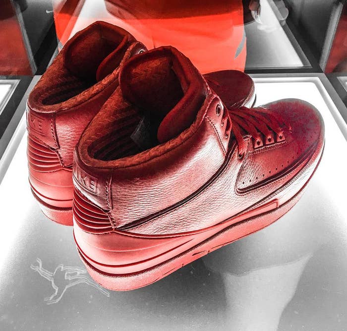 All Red Air Jordan 2