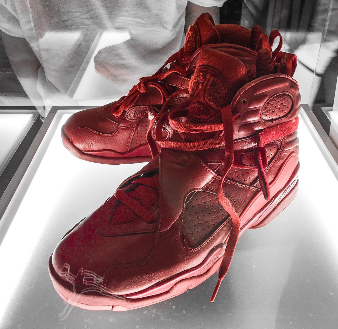 All Red Air Jordan 8
