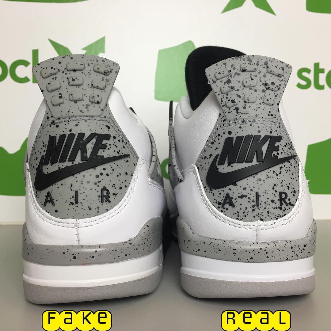 Air Jordan IV 4 &quot;Cement&quot; Real vs. Fake Legit Check: Box Speckles