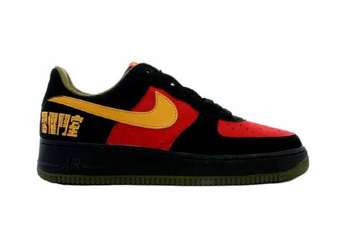 Custom Nike Air Force 1 red 2 Black Fade Unique and 